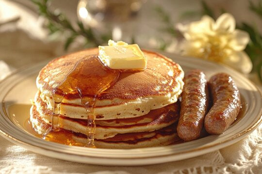 Protein Pancakes & Sausage