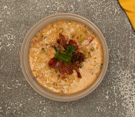 Loaded Broccoli, Bacon, & Cheddar Soup