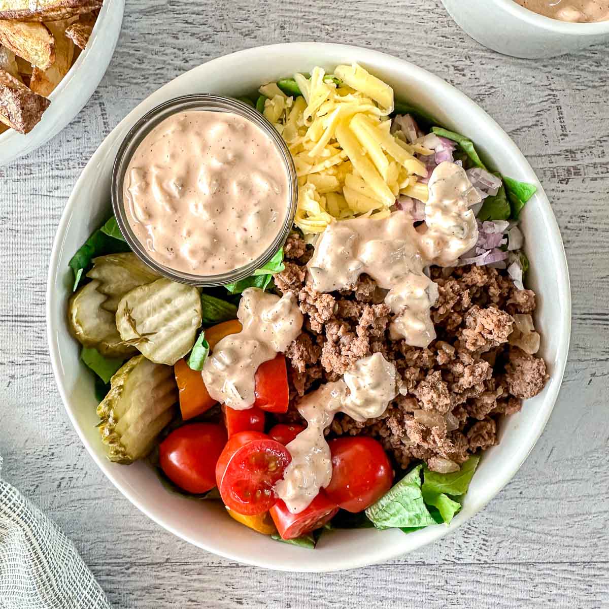 Cheeseburger Bowl