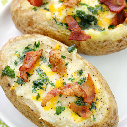 Breakfast Stuffed Baked Potato