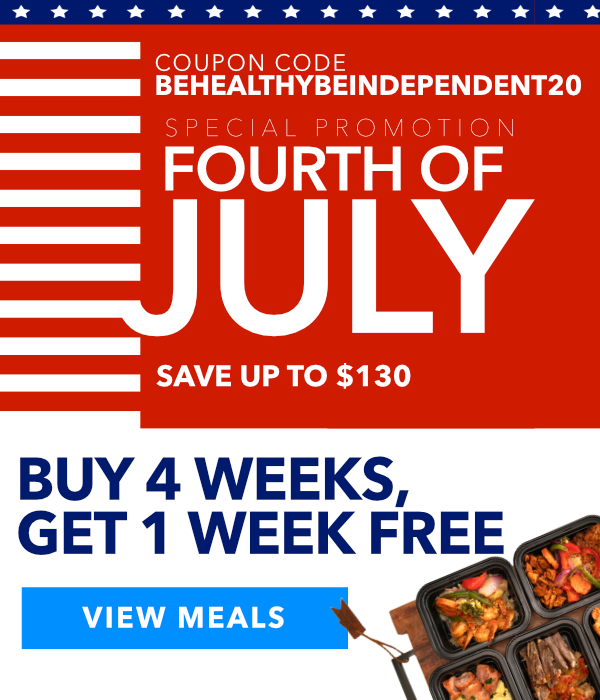 Free prepared meals with the purchase of fo mid weeks of meals