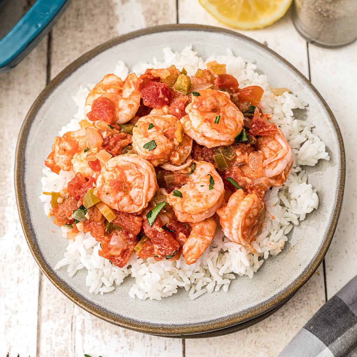 Shrimp Creole over Rice – Eat Crush Meals