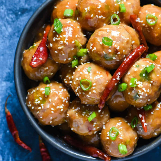 Asian Tso Meatballs