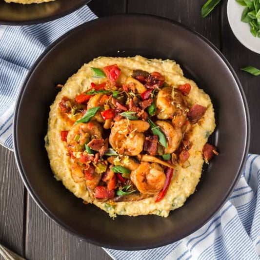 BBQ SHRIMP OMELETTE