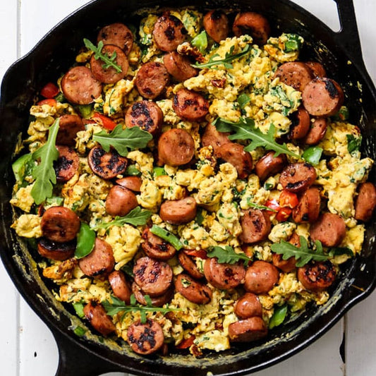 Sausage, Egg & Cheese Scramble