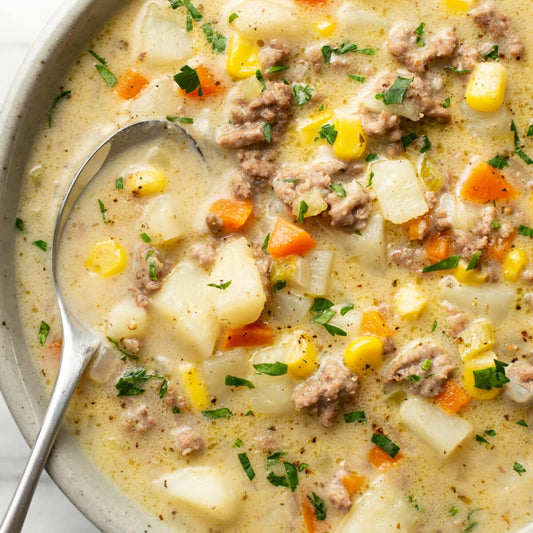 Chef Soup Creamy Hamburger Potato Soup