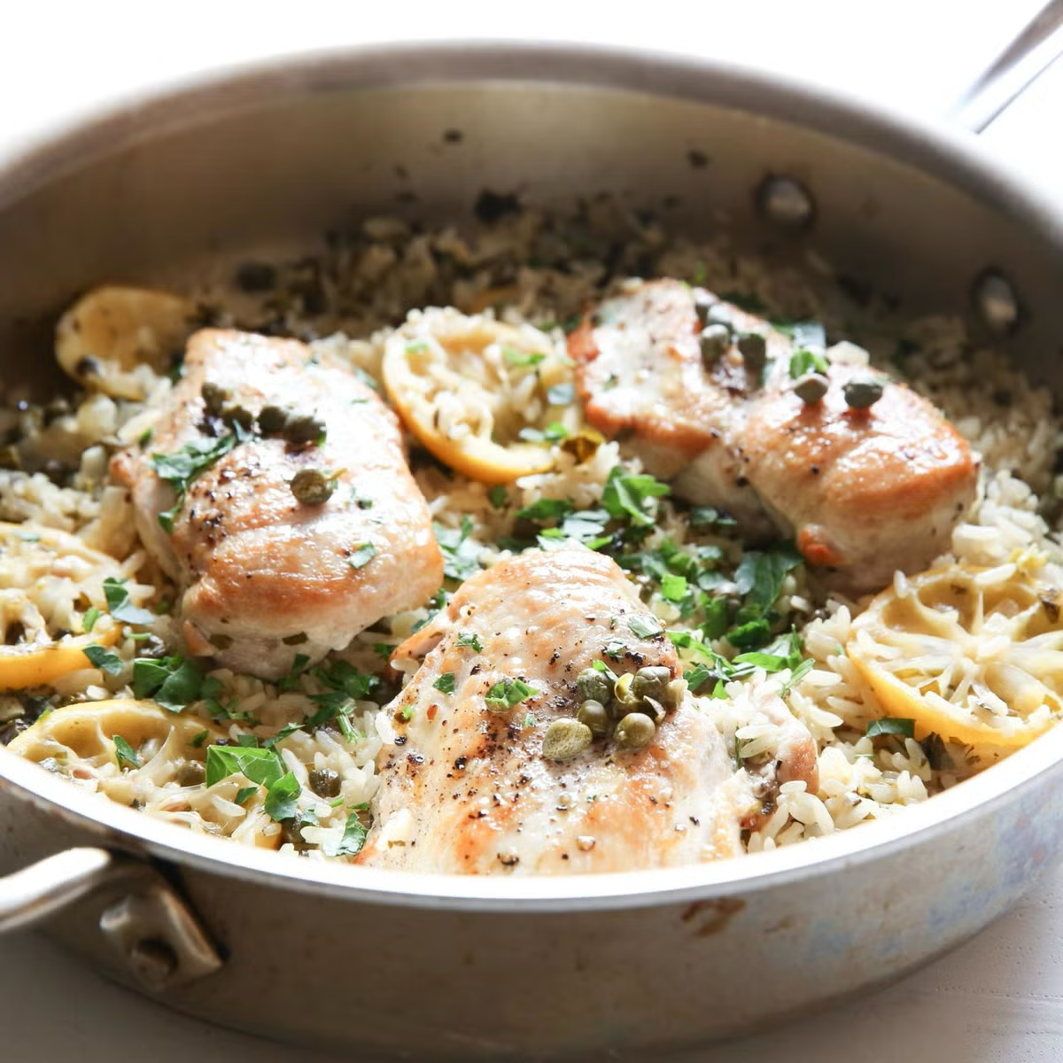 Grilled Chicken Piccata
