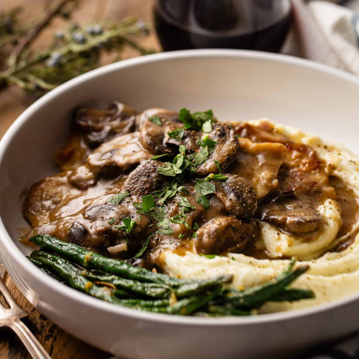 Chicken Marsala & Mashed Potatoes