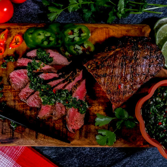 Carne Asada And Chimichurri Sauce